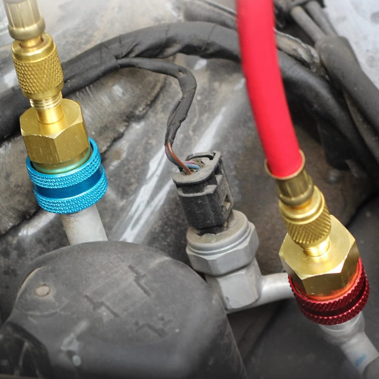 Car Household Air Conditioning And Refrigeration Equipment Fluoridation High And Low Pressure Fittings, Model: High And Low Pressure by buy2fix