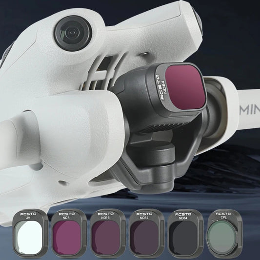 For DJI Mini 4 Pro RCSTQ Filter HD Protective Mirror Drone Accessories, Style: ND16 by RCSTQ