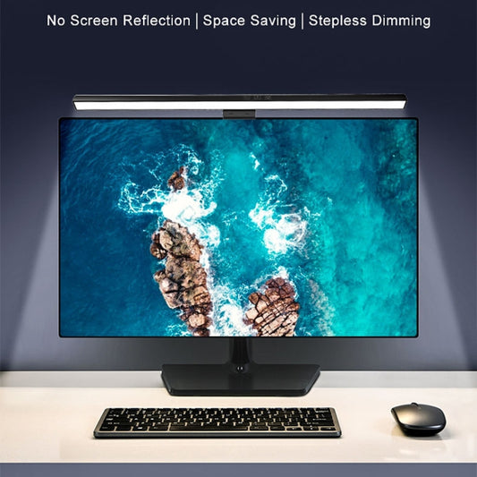 TB-30SA 33cm Timing Dimming Display Asymmetric Working Eye Care LED Desk Lamp Laptop Screen Hanging Light(Black) by buy2fix