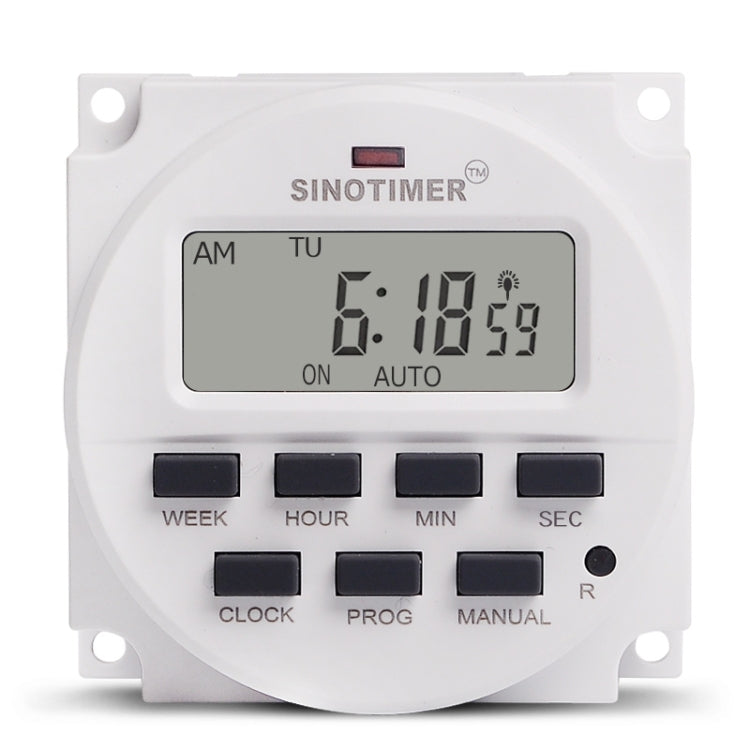 SINOTIMER TM618SH 1 Second Interval Digital LCD Timer Switch Programmable Time Relay 24V - Switch by SINOTIMER | Online Shopping UK | buy2fix