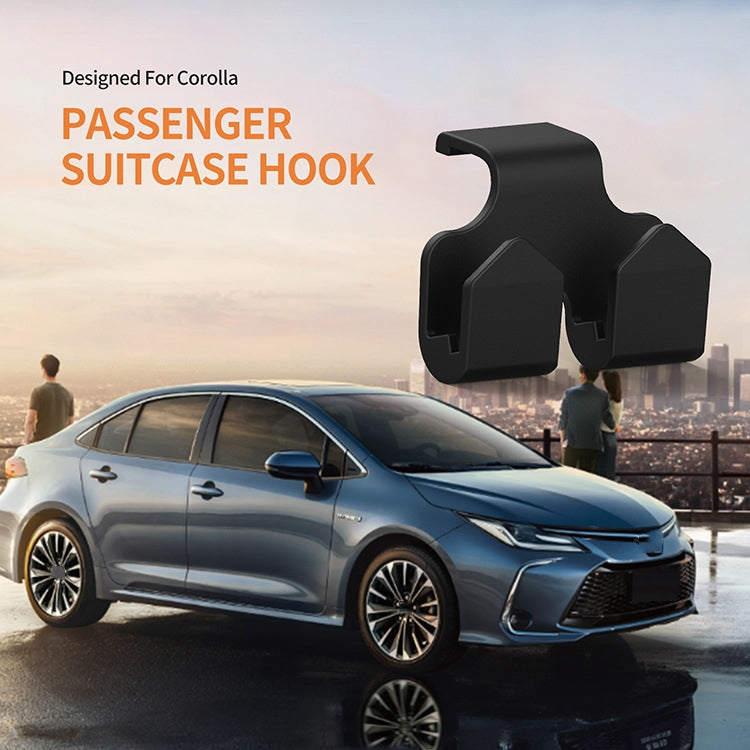 2pcs Car Front Armrest Box Storage Hook For Toyota Corolla Camry Avalon RAV4(Black) by buy2fix