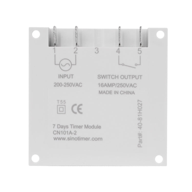 SINOTIMER CN101A 5V 16A Digital LCD Timer Switch Programmable Timer Controller by SINOTIMER
