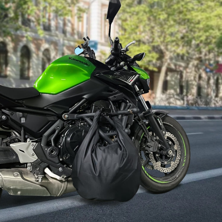 30L Outdoor Riding Motorcycle Helmet Bag Large Capacity Waterproof Combination Lock Storage Pack(Black) by buy2fix