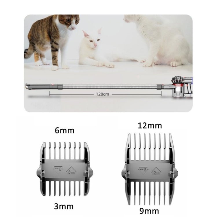 For Dyson Vacuum V7 V8 V10 V11 V15 Pet 3 in 1 Hair Trimmer Kit Without Hose - For Dyson Accessories by buy2fix | Online Shopping UK | buy2fix