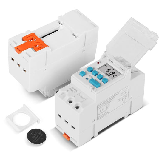 SINOTIMER TM919H-4 12V 16A DIN Rail 4 Pins Voltage Output Digital Switch Timer Automatic Cycle Timing Controller by SINOTIMER