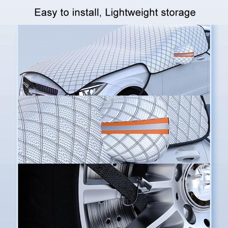 Car Snow Cover Anti-freezing Frost Cover Winter Thickened Car Clothes Blocking Cloth, Style: Hood Full Coverage by buy2fix