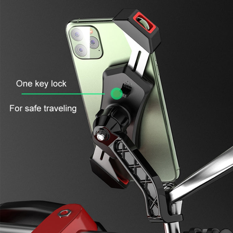 Kewig Bicycle 2 Claws Navigation Bracket Outdoor Cycling Cell Phone Holder With Safety Lock, Model: M12-B by Kewig