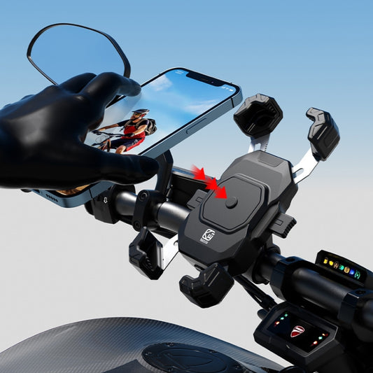 Kewig Motorcycle Navigation Phone Holder Outdoor Riding Charging Bracket, Model: M11-G2-A1 by Kewig