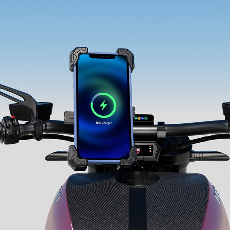 Kewig Motorcycle Navigation Phone Holder Outdoor Riding Charging Bracket, Model: M11-G2-A2 by Kewig