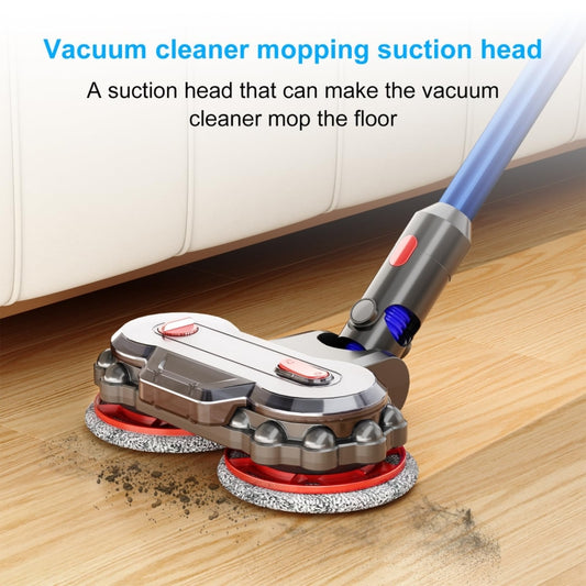 For Dyson V10 Slim / V12 Vacuum Cleaner Electric Mop Head with Detachable Water Tank and 6 Mop Pads by buy2fix