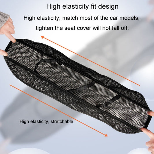 77x55cm Electrical Motorcycle Seat Cover Summer Breathable 3D Mesh Motorcycle Anti-Scald Cushion(Black) by buy2fix