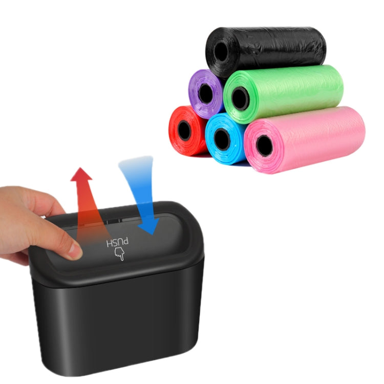 5rolls Thickened Car-Mounted Cleaning Disposable Garbage Bags(Random Color Delivery) by buy2fix