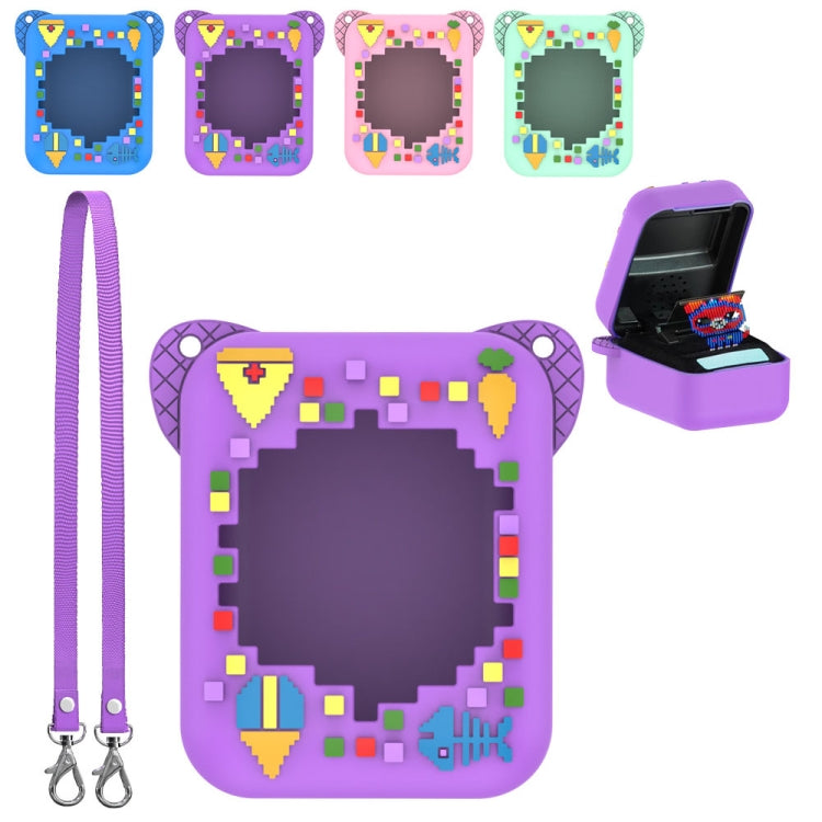 For Bitzee Electronic Pet Machine Silicone Protective Case(Light Purple) - Cases by buy2fix | Online Shopping UK | buy2fix