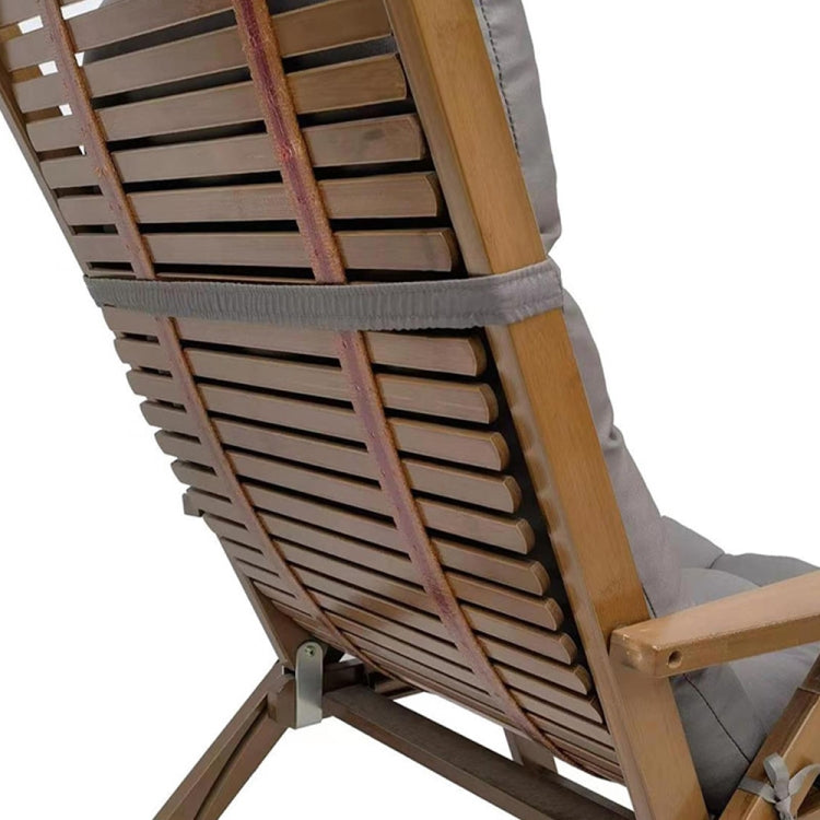 110x50cm Dome Waterproof Sun-proof Garden Folding High Back Chair Cushions, Color: Dark Gray by buy2fix