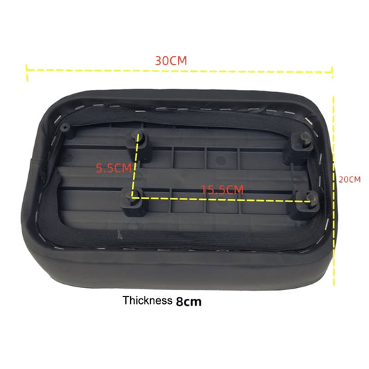 For SY K70 / A8 Electrical Motorcycle Seat Cushion Passenger Rear Seat Pad by buy2fix