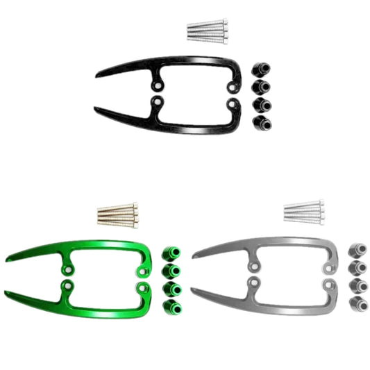 For Kawasaki Z650 2017-2018 Motorcycle Rear Seat Armrest Pull Bow(Titanium) by buy2fix