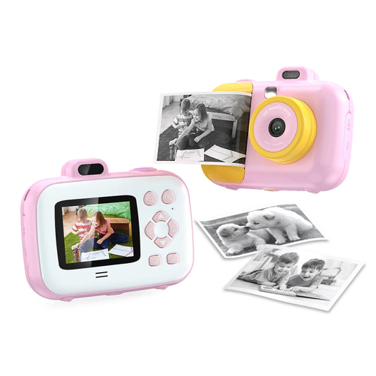 2.4-Inch Smart Digital Kids Thermal Printing Camera With Printing Paper, Color: 503J Pink Fixed Focus by buy2fix