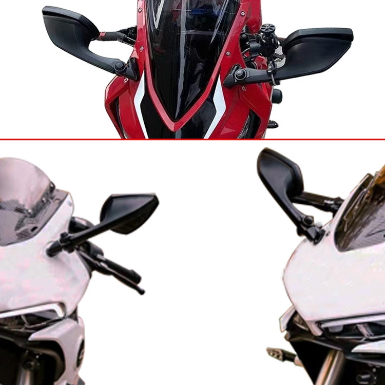 Motorcycle Modification Reversing Mirror Accessories For Kawasaki(Black) by buy2fix