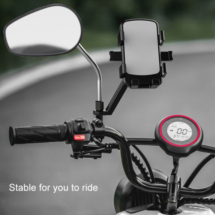Mountain Road Bike Phone Holder Motorcycle Aluminum Alloy Riding Navigation Bracket, Model: Handlebar Model by buy2fix