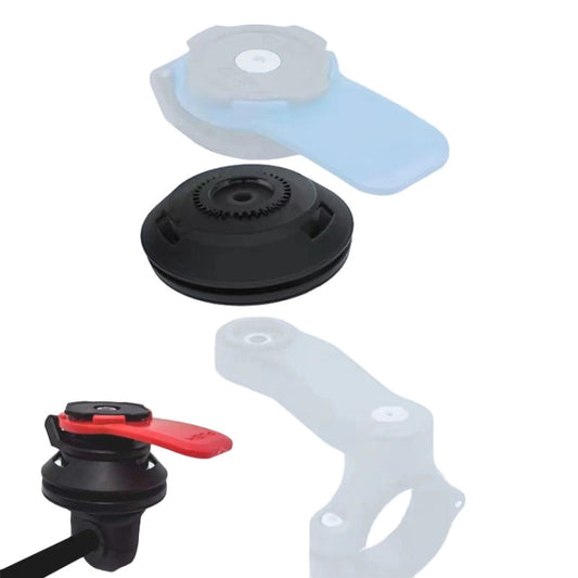 Bicycle Motorcycle Riding Cell Phone Holder Shock Absorber Vibration Filter Buffer(Black) by buy2fix