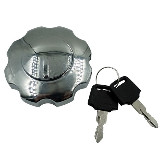 For CG125 Motorcycle and Electric Vehicle Fuel Tank Cap Lock(Silver) by buy2fix
