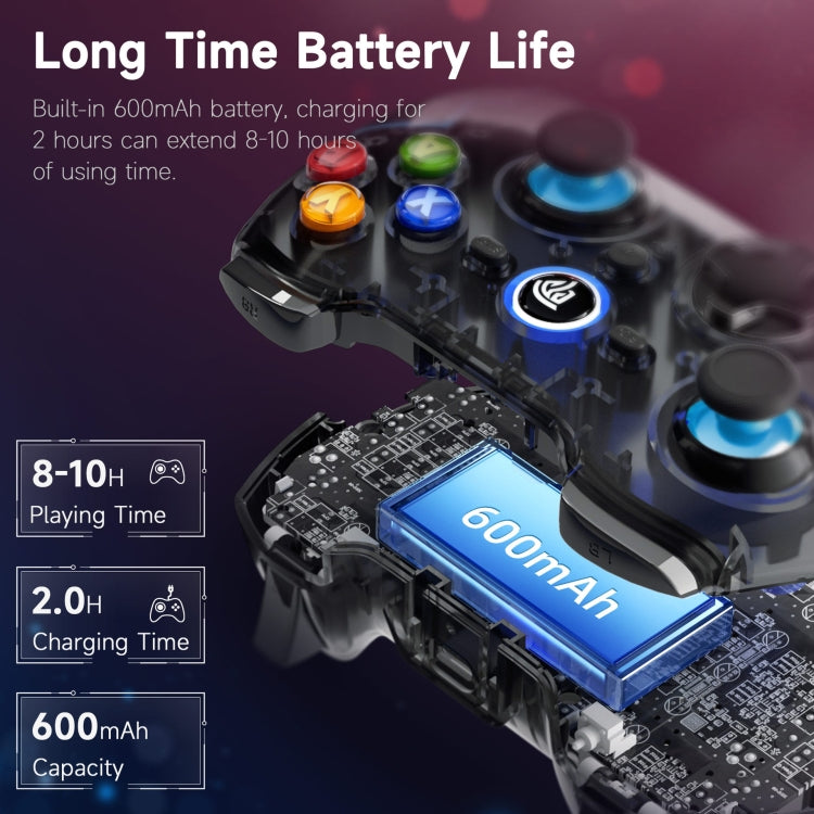 EasySMX 9013Pro Wireless Game Controller For Switch / PS3 / IOS / Android / PC(Black Blue) - Gamepads by EasySMX | Online Shopping UK | buy2fix