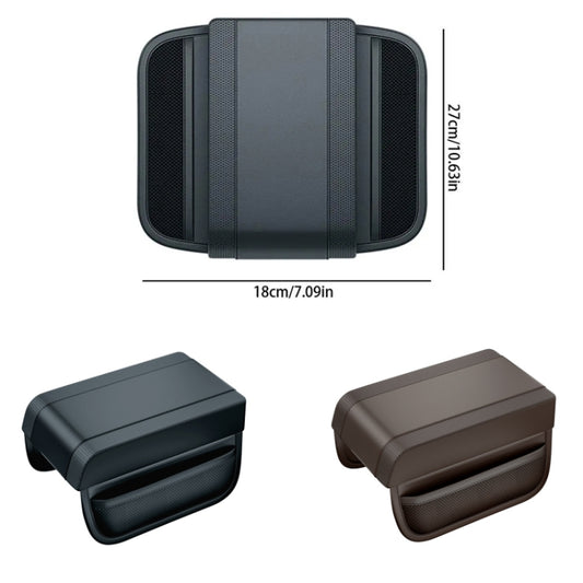 Car Armrest Box Heightening Pad Memory Foam Elbow Support(Black) by buy2fix