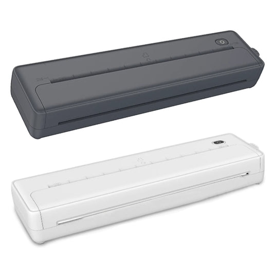 A4-XZ 203DPI A4 Home Portable Smart Wireless Inkless Thermal Printer(Black) by buy2fix