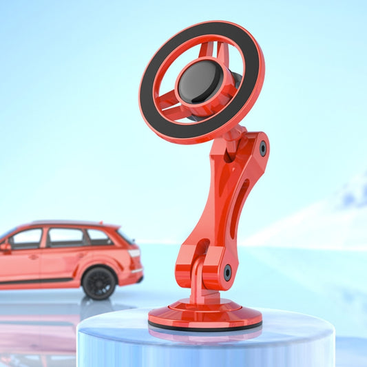 Magsafe Car Magnetic Rotating Adjustable Mobile Phone Holder(Orange) by buy2fix