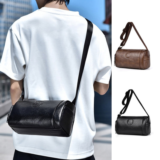 WEIXIER D519 Men Large Capacity Waterproof Crossbody Bag Casual Single Shoulder Backpack(Brown) by WEIXIER