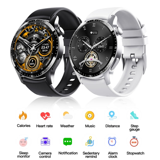 F207 Smart Watch 1.35-Inch Narrow Edge Screen Supports Bluetooth Calls / 24H Health Monitoring / 150+ Sports Modes, Color: Black Milan by buy2fix