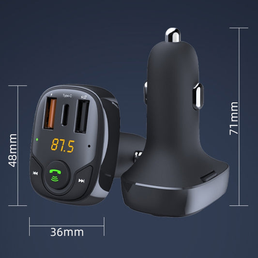 36W Car Bluetooth MP3 Player FM Transmitter Multifunctional Car Charger, Model: S-15PD by buy2fix