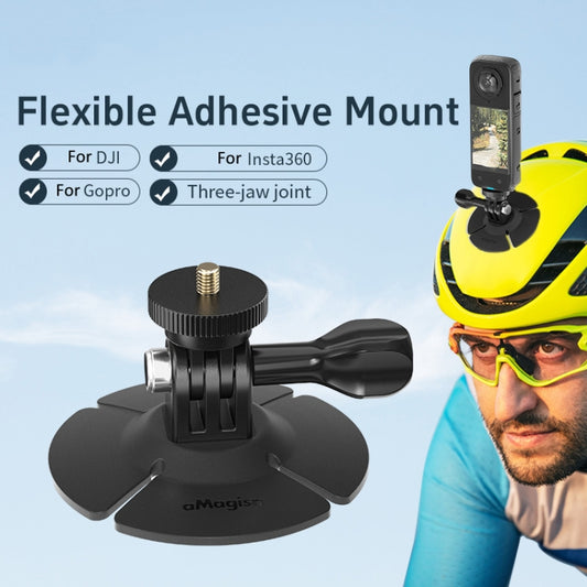 aMagisn Flexible Adhesive Mount for DJI / GoPro / Insta360 and Other Action Cameras by aMagisn