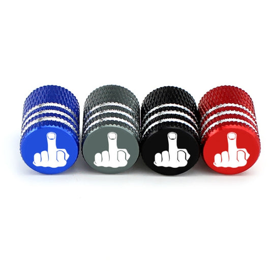 4pcs Laser Ioon Car Tire Modification Universal Valve(Gray) by buy2fix