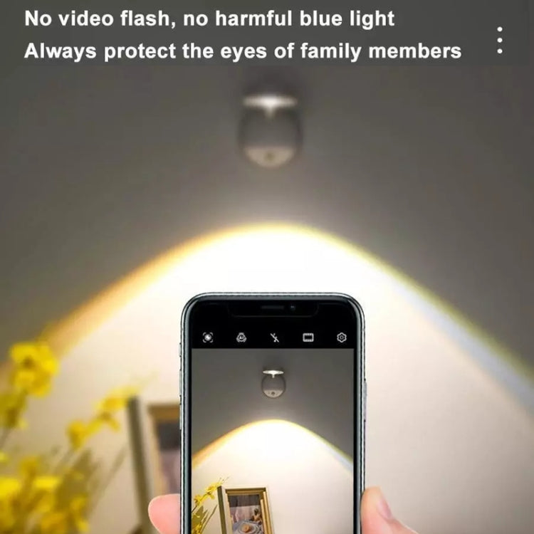 Rechargeable LED Motion Sensor Wireless Spotlight Dimmable Picture Light 2000mAH(White) - Sensor LED Lights by buy2fix | Online Shopping UK | buy2fix