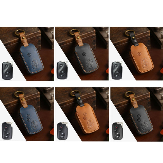 For Lexus RX270/ES240/LX570 Hallmo Car Key Cover, Color: 3 Keys Blue by Hallmo