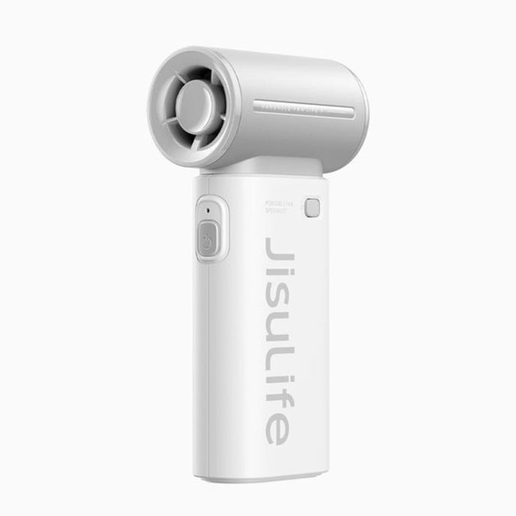 JisuLife Life9 High Speed Handheld Small Fan Mini Portable USB Rechargeable Desktop Cooling Electric Fan, Battery Capacity: 5000mAh(Gray) - Electric Fans by Jisulife | Online Shopping UK | buy2fix