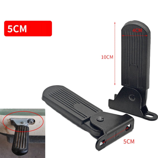 Electric Vehicle Folding Front Footrest Electric Moped Front Pedal, Model: 5cm Iron by buy2fix