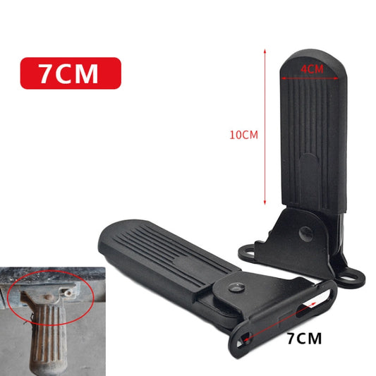 Electric Vehicle Folding Front Footrest Electric Moped Front Pedal, Model: 7cm Iron by buy2fix
