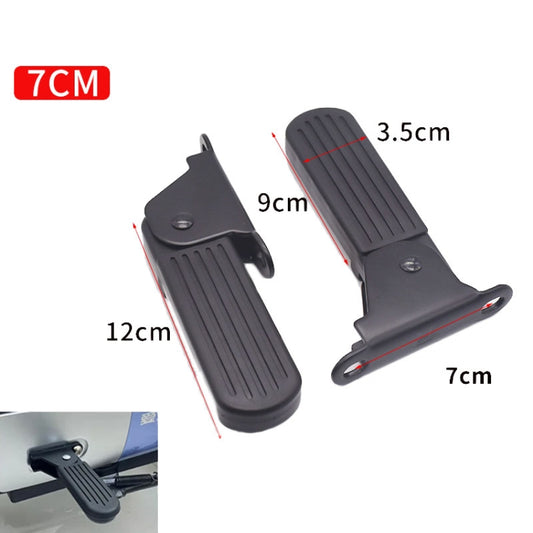 Electric Vehicle Folding Front Footrest Electric Moped Front Pedal, Model: 7cm Nylon by buy2fix