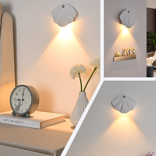 Magnetic Motion Sensor Wall Lamp Rechargeable LED House Number Light SE Version 500mAh(White) by buy2fix