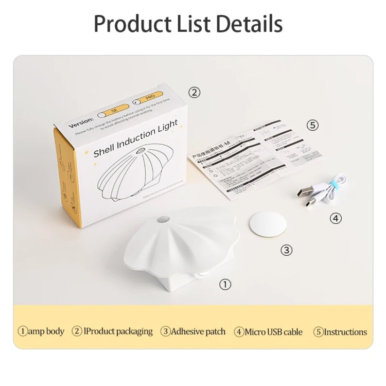 Magnetic Motion Sensor Wall Lamp Rechargeable LED House Number Light PRO Version 1200mAh(White) - Sensor LED Lights by buy2fix | Online Shopping UK | buy2fix