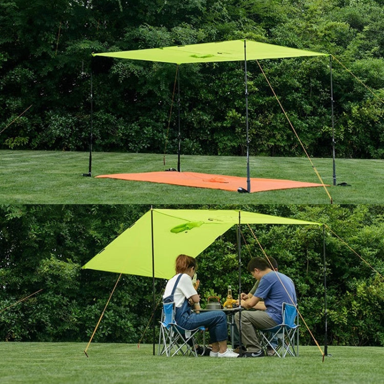 Naturehike 210T Plaid Outdoor Rain Poncho 3 In 1 Canopy Riding Travel Portable Backpacking Raincoat(Blue) by Naturehike