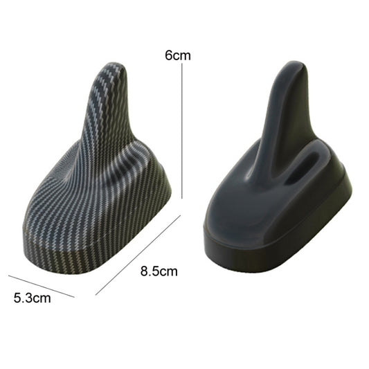 Car Decoration Shark Fin Modified Antenna Roof Tail Wing, Specification: Black Carbon Pattern by buy2fix