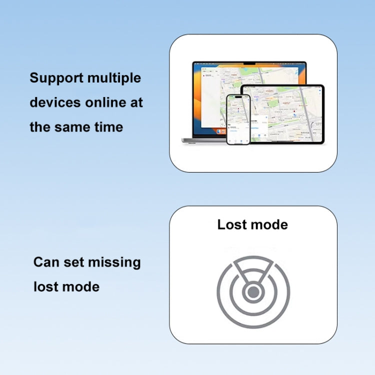 For Apple Series S11 Card-Type Positioning Smart Anti-Lost Device Locator - Pet Tracker by buy2fix | Online Shopping UK | buy2fix