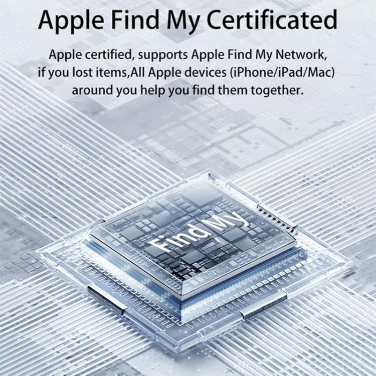 For Apple Series S10 Round Smart Global Anti-Lost Device IP67 Waterproof Locator(Black) - Pet Tracker by buy2fix | Online Shopping UK | buy2fix