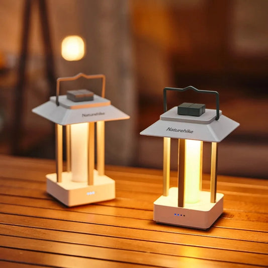 Naturehike Camping Ambient Light Outdoor Lighting Rechargeable Tent Vintage Horse Lamp(Brown) by Naturehike