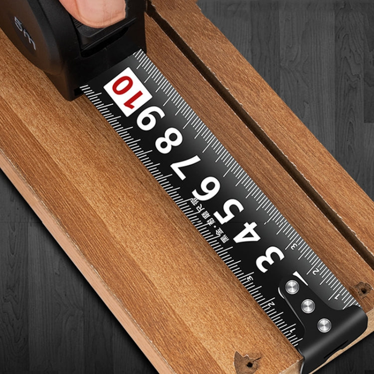 DONG GSHENG High Precision Home Use Steel Utility Scale Thickened Measuring Tape, Model: Black Gold Frosted 3m x 16mm by DONG GSHENG