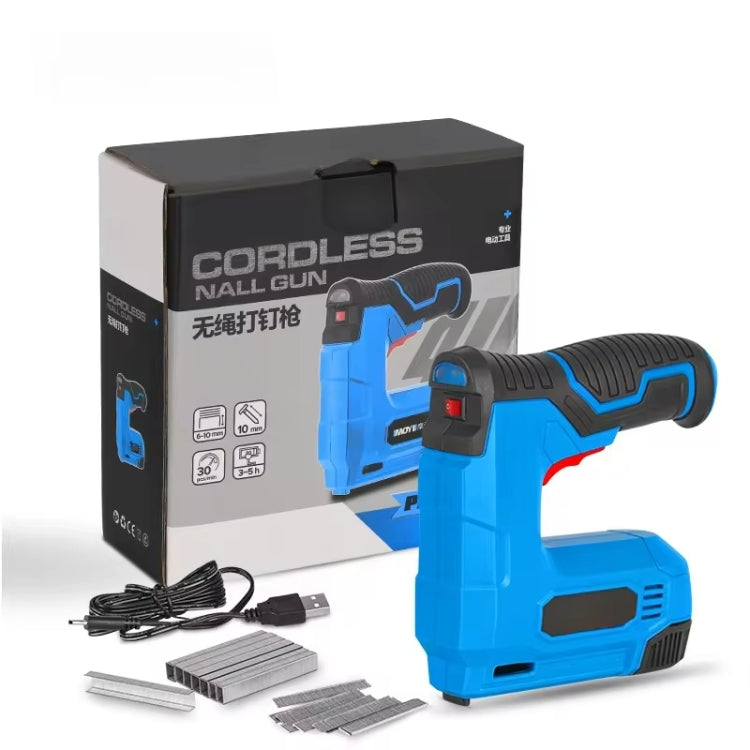 MOYI Home Portable Wireless Electric Nail Woodworking Tools(Blue) by MOYI