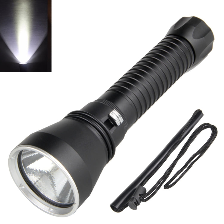 XHP70.2 Diving Flashlight 3000 Lumens IPX8 Waterproof Underwater 80m Without Battery White Light - Diving Flashlight by buy2fix | Online Shopping UK | buy2fix